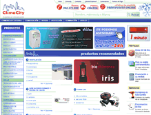 Tablet Screenshot of climacity.com